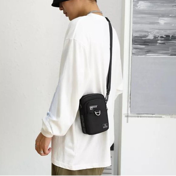 NEW / Men's bag / shoulder-belt-crossbody / GRAY - Picture 13 of 15